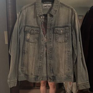 Empyre Men's Faded Blue Denim Jacket